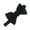 Black, variant on Baby Linen Adjustable Pre-Tied Bow Tie - Navy