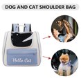 thumbnail image 4 of Pet Cat Backpack Portable Puppy Carrying Backpack para gatos pequeños Perros (Azul), 4 of 8