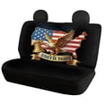 thumbnail image 5 of Chririnla 4th of July Back Seat Covers for Car, Set of 2 Pieces Universal Washable Soft Protectors for Auto Truck Interior for Pet Owners, 5 of 7