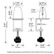 thumbnail image 4 of 4 Uds., Abrazadera Protectora para Estornudos, Abrazadera de Partición de Escritorio para Paneles Acrílicos Gruesos de 1/8 Una 1 Pulgada, Abrazadera Ajustable En Forma de C, 4 of 6