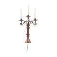 thumbnail image 1 of Doll House LED Candle Light Sand Table Building Model Candle Light 1: 87 Scale Mini Model Candlesticks Lights for Train Station Diorama Decor Bronze, 1 of 8