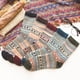 thumbnail image 1 of Calcetines de lana Yinane 5 pares grueso cálido tejido acogedor tamaño libre para hombre, 1 of 8