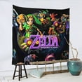thumbnail image 3 of The Legend of Zelda Tapestry Wall Hanging Wall Art Decor Wall Tapestry for Living Room Bedroom Dorm 59 x 59 inch, 3 of 7