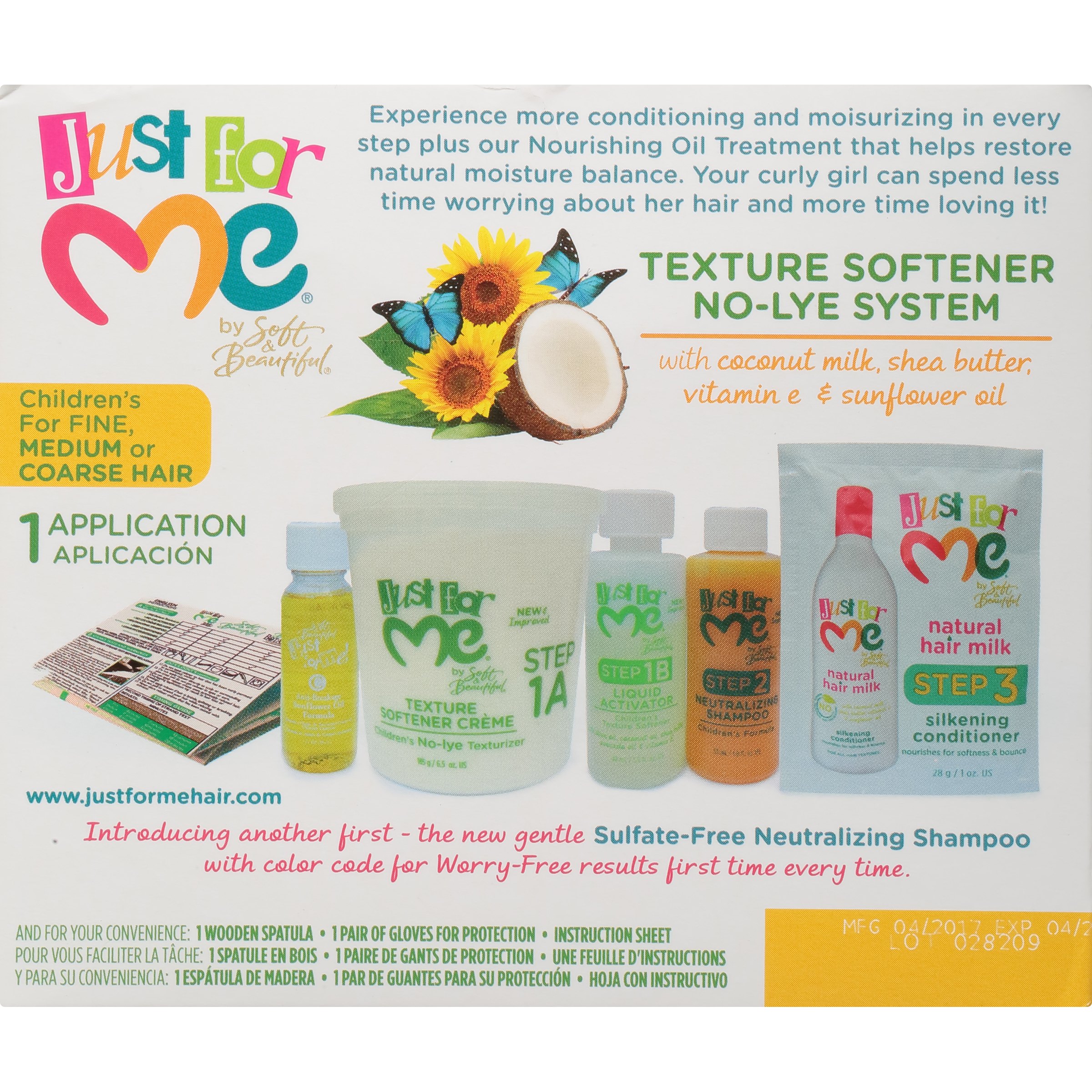 Just For Me Texture Softener System Kit 1kit Walmart Com