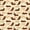 Cream Brown, variant on Manfei Kawaii Dachshund Shower Curtain 72Wx72L, Simple Bone Print Bathroom Curtain, White Magenta