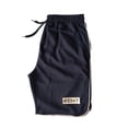 thumbnail image 3 of Charmgo Mens Gym Shorts Clearance, Men's Casual Relaxed Fit Training Bodybuilding Summer Sports Shorts Workout Fitness Gym Shorts Casual Gym Shorts Men Gold XXL, 3 of 6
