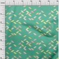 thumbnail image 3 of oneOone Cotton Poplin Green Fabric Geometric Sewing Material Print Fabric By The Yard 56 Inch Wide-UA, 3 of 6