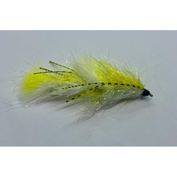 Articulated Sparkle Minnow - Yellow/White