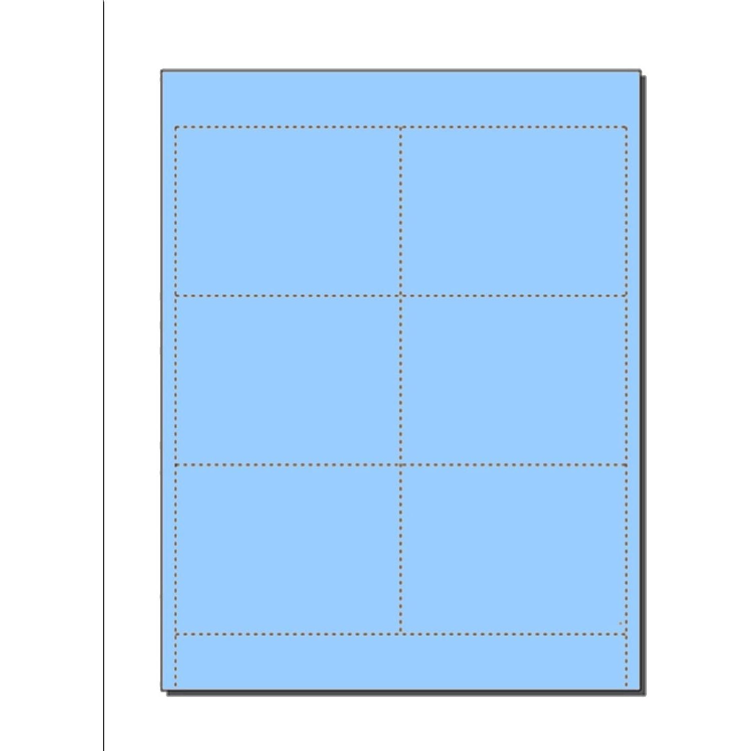 Blank Name Badge Inserts, PrintReady on MicroPerforated 8.5" x 11