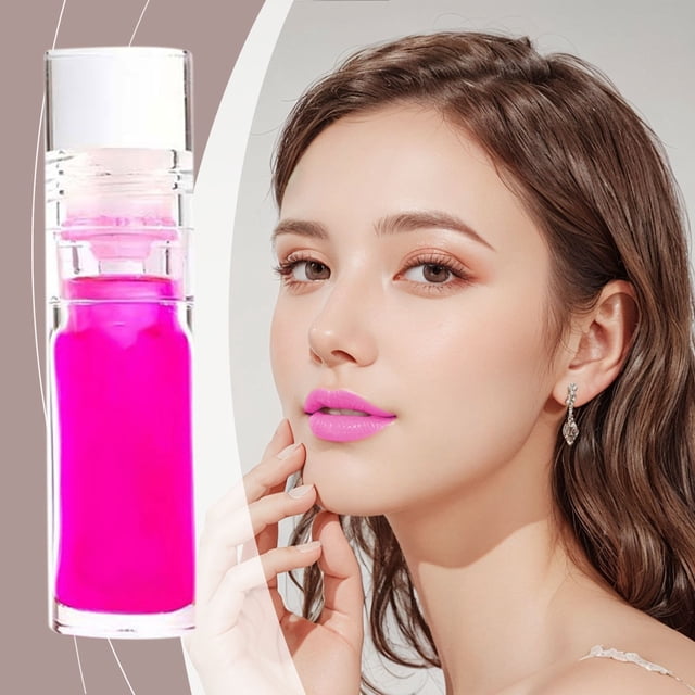 Fiudx Brillo Labial, Acético Labial de Brillo Duradero, Bálsamo Labial Hidratante, Acabado Cristalino, Ideal para Ocasiones Especiales, Producto Esencial de Belleza Femenina, Tamaño de Viaje de 4 Ml.