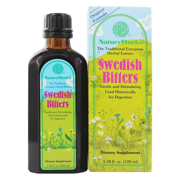 NatureWorks Swedish Bitters Extract Original Formula 3.38 oz