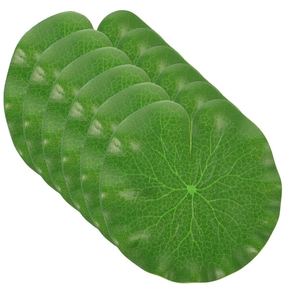 GETAJGHSD Water Feature Accessories Simulation Lotus Leaves Floating 6 Pcs