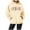 Light Yellow, variant on SIYUDAN Womens Sweatshirt Hoodies Christian Sweatshirts Letter Print Christian Sweatshirt Oversized Pullover Hoodie Winter Essentials Cute Womens Clothes