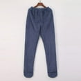 thumbnail image 7 of RYRJJ Women's Warm Plush Pajama Pants Soft Fluffy Pajama Sleep Pants Comfy Fuzzy Lounge Pants Fleece Bottoms Sleepwear(Navy,M), 7 of 7