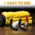 thumbnail image 5 of HIAKDOFT Barbell Storage Rack 4Pcs Lightweight Design for Home Gym Prevent Rolling, 5 of 5