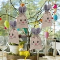thumbnail image 2 of Easter Goodie Bags 10 Pack, Bunny Rabbit Drawstring Treat Pouches, Reusable Candy Gift Bags for Easter Egg Easter Egg Search Game, Party Favors, Spring Garden Tea Party, Baby Shower Decorations, 2 of 8