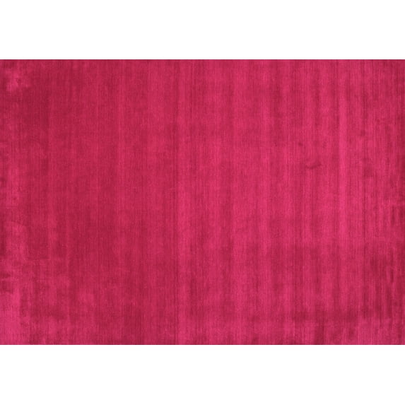 Ahgly Company Indoor Rectangle Abstract Pink Contemporary Area Rugs, 7' x 9'