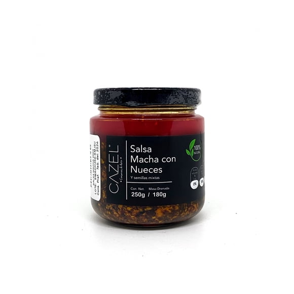 Salsa Macha con Nueces 250gr