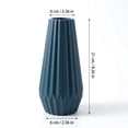 thumbnail image 2 of Ceramic Decor, Decorative Vase, 8X4 In, Faceted Build, Impact-Resistant, Living Room Decor, Table Decor, DecorationsforRoom, Modern Room Decor, Living Room Decorations, 1 Pc, 2 of 5