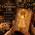 thumbnail image 4 of Memorial Angel Cardinal Enchanted Moonlight Tree Topper, Christmas Tree Topper Golden Crescent Glow, Dangling Snowflake Charm, Lighted Festive Ornament, Magical Holiday Centerpiece, 4 of 8