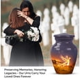 thumbnail image 4 of Phoenix Keepsake Cremation Urns For Adult Ashes Women - Small Blue Urns For Human Ashes Adult Man - Decorative Tiny Urn For Mom & Dad - Black Mini Urn For Male - 3 Inch, 4 of 7