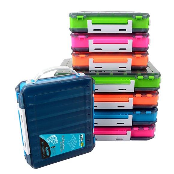 Double Sided Fishing Box Fishing Accessories Lures Hooks Storage Box Fishing Tackle Organizer Box Double Sided Fishing Box Fishing Accessories Lures Hooks Storage Box Fishing Tackle Organizer Box