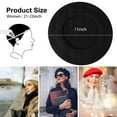 thumbnail image 4 of Women's Winter Beret Hat Knitted Beanie Cap Autumn Winter Hat French Classic Beret, 4 of 6