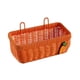 thumbnail image 3 of Cesta tejida organizadora de almacenamiento, cesta decorativa para colgar en la pared, cesta para plantas de jardín, decoración de pared para sala de Naranja L, 3 of 8