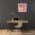 thumbnail image 3 of Phillip, Jamie 12x12 White Modern Wood Framed Museum Art Print Titled - Flamingo, 3 of 4