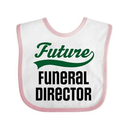 

Inktastic Future Funeral Director Gift Baby Boy Bib
