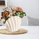 thumbnail image 4 of Jarrón De Cerámica Con Forma De Concha, Flores Secas, Jarrones Hechos A Mano Para Decoración Del Hogar, 4 of 8