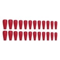 thumbnail image 2 of Length Coffin Fake Nail Scratch Resistant Press-on Fingernails Removable Trimble Nail Tip Adjustable Manicure Stickers Girls Type 5, 2 of 6