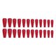 thumbnail image 1 of Seitruly Uñas postizas de ataúd, estilo francés clásico, uñas a presión, cubierta completa, punta de uñas, pegatinas de manicura de viscosidad Arte de uñas Tipo 5 Seitruly CE012296-05B, 1 of 6