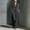 Gray, variant on Morttic Women's Striped High-Neck Sleeveless Long Dress – Flattering Fit Casual Summer Vacation Maxi Dress Wine Red，L