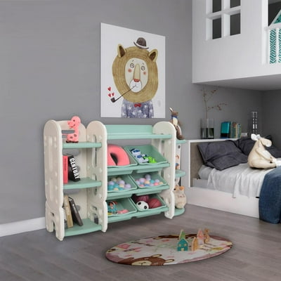 JOYMOR Kids Toy Storage Shelves with Organizer and 6 UK Ubuy