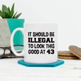 thumbnail image 5 of 43rd Birthday Gifts for Women - 1976 Birthday Gifts for Women, 43 Years Old Birthday Gifts Coffee Mug for Mom, Wife, Friend, Sister, Her, Colleague, Coworker - 11oz, 5 of 6