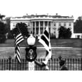 thumbnail image 2 of Us & District Of Columbia Flags Decorate The Grounds Of The White House History (36 x 24), 2 of 2