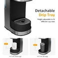 thumbnail image 4 of Sunvivi 3-in-1 Iced & Hot Coffee Maker, Single Serve Machine - Removable Reservoir - Black, 4 of 7