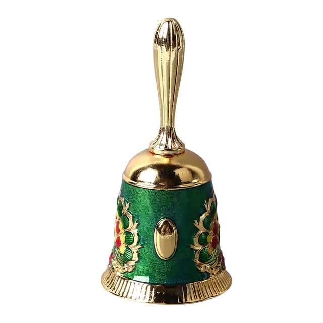 Retro Style Call Bell, Alloy Material Hand Bell With Rounded Handle, Clear Sound For Training Pets, Waking Families, Signaling Students