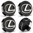 thumbnail image 2 of 4 Pack Lexus Wheel Center Caps 62mm/2.44' Lexus Wheel Center Hub Cap Covers Genuine Parts, 2 of 7