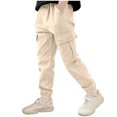 thumbnail image 2 of Pantalons de Mode pour Enfants Pantalons de Travail pour Garçons Pantalons de Protection avec Poches pour Enfants Veste Décontractée, 2 of 9