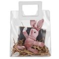 thumbnail image 4 of Bolsa de asas de PVC, creatividad, estilo europeo, embalaje de regalo, suministros transparentes de plástico transparente, 4 of 8