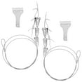 thumbnail image 5 of STRANDCHIC 2Pcs Heavy Duty Picture Hanging Wire Silver Adjustable Length Wire for Artwork and Mirrors, 5 of 8