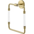 thumbnail image 3 of Verre Acrylic Square Towel Ring in Brushed Gold, 3 of 5