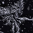 thumbnail image 4 of THE ART BOX Altar Cloth Tarot Cards Table Napkins Witchcraft Supplies Black Silver Tablecloth Square Alter Pagan Spiritual Celestial Deck Cloth With Fringes , Tree of Life , 24X24 Inches, 4 of 4
