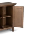 thumbnail image 4 of Simpli Home Redmond 32 inch Wide Solid Wood Transitional Low Storage Cabinet in Rustic Natural Aged Brown, 4 of 6