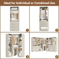 thumbnail image 3 of Homieasy Complete Corner & Straight Closet Organizer Suite:1 Corner Shelf Unit + 4 Tower Systems ( 4-Drawer+ 6-Drawer Options), 24+ Shelves, 4 Hanging Rods, Heavy Duty for Walk-In Closets, White Oak, 3 of 8