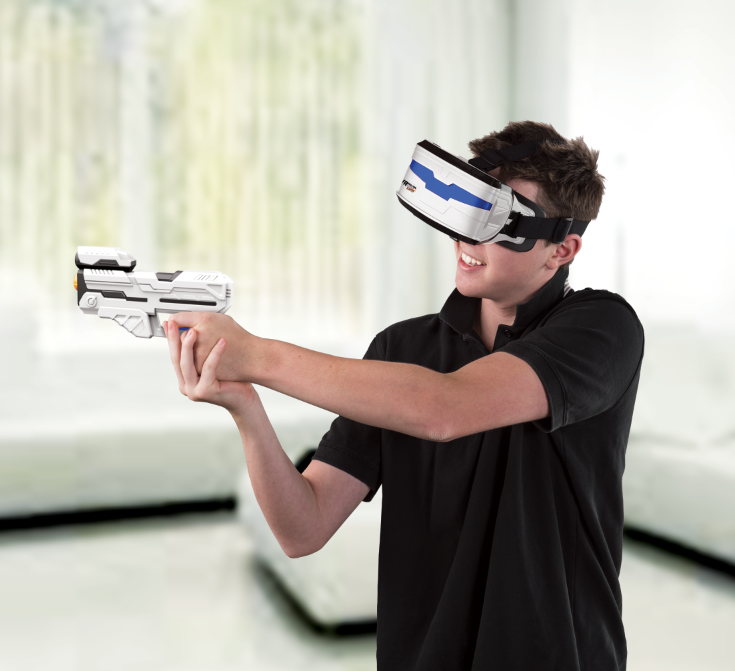 VR Real Feel Alien Blasters W/ Headset - image 3 of 3