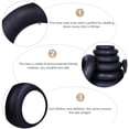 thumbnail image 3 of BEADCEST Outdoor Inflatable Snow Tube Black Thickened Ski Ring Fast Inflation for Winter Skiing, 3 of 8