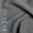 thumbnail image 5 of Bare Home 7-Piece Bed-in-a-Bag - Queen, Light Gray with Gray Sheet Set, 5 of 9